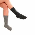 Socken mit Alpaka-Wolle 2 Paar Stricksocken Wintersocken Strümpfe Norweger