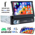 4G+64G Autoradio Android 15 1 DIN 7 Zoll Carplay GPS Navi WIFI FM RDS Bluetooth
