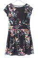 LASCANA Kurzarmkleid Damen Kleid Gr. DE 40 schwarz-pink Casual-Look