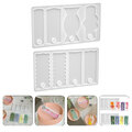  2 Pcs Kristall-Epoxy-Form Silikonschmuckform Für Harz DIY -Handwerksform