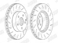 2x JURID 562619JC-1 Bremsscheibe für Mercedes