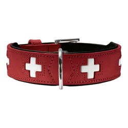 Hundehalsband Hunter Swiss Rot/Schwarz 35-43 cm