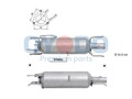 Oyodo DPF Rußpartikelfilter Dieselpartikelfilter 20N0020-OYO für OPEL VECTRA Z02