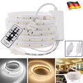 LED Streifen Stripe 220V 230V Wasserdicht Band Leiste 2835 Lichtband Innen Außen