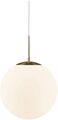 Weiß Messing Glamour Modern Hängelampe Pendelleuchte 1x25W/E27 IP20
