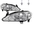 Scheinwerfer Set für Renault Megane I 1 Bj 99-02 Facelift H4 inkl. OSRAM Lampen