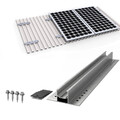 Solarmodule Alu Halterung Trapezblech Flachdach PV Befestigungsschiene Montage