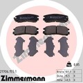 217061551 ZIMMERMANN Bremsbelagsatz, Scheibenbremse für HYUNDAI,MITSUBISHI