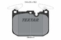 Bremsbeläge 2502801 TEXTAR für BMW 1 3 3 Touring 2 Coupe 4 Cabriolet 4 Coupe i8