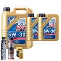 Motoröl 5W30 LIQUI MOLY Longlife Iii 7L+HENGST Ölfilter +Spülung +Cera Tec