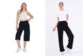 COMEOR Damen Lange Jogginghose-Capri 3/4 Sweatpants – Bequeme Jogginghose