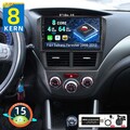 DAB+ 8Kern 4+64GB Android 15 Carplay Autoradio GPS Für Subaru Forester 2008-2012