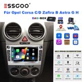 DAB+ Autoradio Android 13 GPS Für Opel Zafira B Corsa C D Astra H Antara Signum