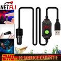 Mini USB Betriebene Aquarium Heizung 10W/5V/2A Adapter Eingebautem Thermometer