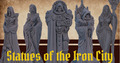 Tabletop Gelände Terrain - Statues of the Iron city - Warhammer 40k - Kill Team