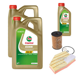 FEBI Inspektionspaket 11L Castrol EDGE Titanium FST 5W-30 LL für BMW 5er G30