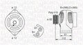 MAGNETI MARELLI 063731884010 Lichtmaschine Generator LiMa 105A 12V