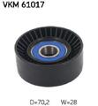 Original SKF Umlenk-/Führungsrolle Keilrippenriemen VKM 61017 für Lexus Toyota
