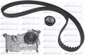 DOLZ Wasserpumpe + Zahnriemensatz KD085 für SANDERO DACIA LOGAN RENAULT EXPRESS