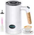 Milchaufschäumer elektrisch - 4 in 1 Milch Kaffee Aufschäumer Maschine 350ml