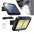 LED Solarleuchte Solarlampe Außen Fluter Sensor Strahler Mit Bewegungsmelder DE