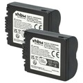 2x Akku für Panasonic Lumix DMC-FZ8 DMC-FZ7 DMC-FZ50 DMC-FZ38 600mAh 7,2V