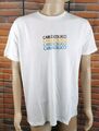 Carlo Colucci T-Shirt Größe XL Herren Weiß Brust Print Logo