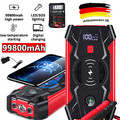99800mah KFZ Auto Starthilfe Car Jump Starter 1200A Ladegerät Booster Powerbank
