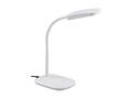 Reality Leuchten LED Schreibtischleuchte Boa R52431101 Acryl weiß inkl. 3.5 W...