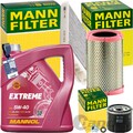 MANN INSPEKTIONSPAKET+5L MANNOL 5W-40 ÖL passend für RENAULT TWINGO II 1.2 58 PS