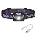 LED Stirnlampe 60000LM Super Hell Wiederaufladbar Bewegungssensor Kopflampe