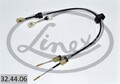 LINEX 32.44.06 Seilzug Schaltgetriebe 1169/1099mm für OPEL Meriva A (X03) Rechts