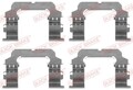 Quick Brake 109-1738 Zubehörsatz, Scheibenbremsbelag passend für NISSAN Bremsanl