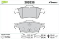 Bremsbelagsatz Scheibenbremse FIRST VALEO 302636 für PEUGEOT 508 SW 1 BlueHDi