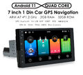 2+32G Android 11 7" Autoradio MP5 MIT GPS Navi Bluetooth WIFI USB FM RDS 1 Din