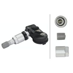 1x Radsensor, Reifendruck-Kontrollsystem HELLA 6PP 358 139-421 passend für