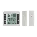 Kabelloses Kühlschrank Thermometer 2 Sensor Alarmmagnet Min/Max Aufzeichnung
