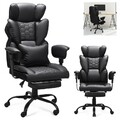 Gaming Stuhl Chefsessel Drehstuhl Sportsitz Ergonomischer Fußstütze Bürostuhl