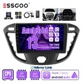 DAB+ Autoradio Carplay Android 13 2+64G GPS Cam Für Ford Transit Custom 12-2021