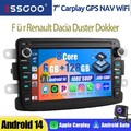 Carplay Android14 Autoradio Für Renault Dacia Duster Lodgy GPS NAVI DSP KAM 128G