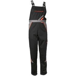 PLANAM VISLINE Latzhose Schwarz/Orange Arbeitshosen Arbeitslatzhosen Herren