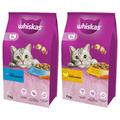 Whiskas Trockenfutter für erwachsene Katzen mit Huhn und Thunfisch, 2 x 7 kg