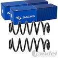 2X SACHS FAHRWERKSFEDERN HINTEN PASSEND FÜR VW GOLF LINKS+RECHTS
