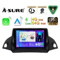 4+64GB Autoradio DAB+ CarPlay Für Ford Kuga 2013-2015 C-Max 2011-2015 GPS NAVI