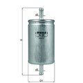 Kraftstofffilter MAHLE KL 60 für Seat Skoda VW Citroën Fiat Audi Ibiza II Xantia