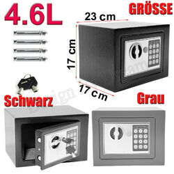Xmas-Elektronisch Safe Tresor mit Zahlencode+Notschlüssel Geld Möbel Tresor Groß