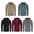 riverso Herren Kapuzenpullover RIVEnno Hoodie Kängurutasche Uni Sweatshirt NEU