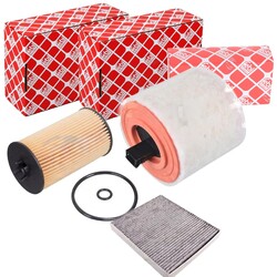 FEBI FILTER INSPEKTIONSPAKET passend für OPEL ASTRA K 1.6 CDTI+TURBO AB 06.2015