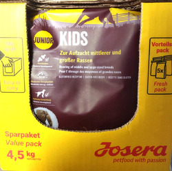 Josera Hundefutter Kids | 5x 900g Hundetrockenfutter ohne Weizen Premiumfutter