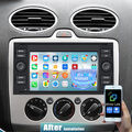 Autoradio GPS Navi Für Ford Focus Transit S-Max C-Max Kuga Mondeo WIFI BT FM RDS
